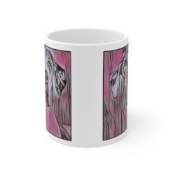 Picture of Great Dane-Comic Pink Mug