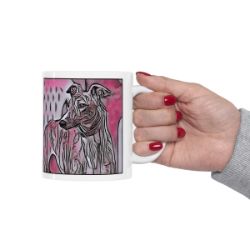 Picture of Greyhound-Comic Pink Mug