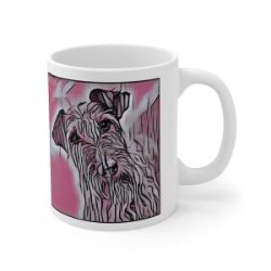 Picture of Irish Terrier-Comic Pink Mug
