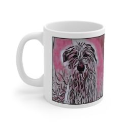 Picture of Irish Wolfhound-Comic Pink Mug