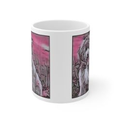 Picture of Labradoodle-Comic Pink Mug