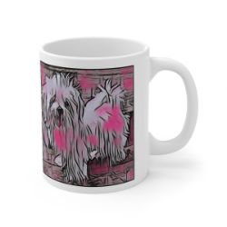 Picture of Maltese-Comic Pink Mug