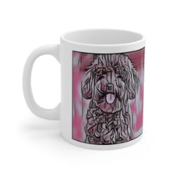 Picture of Miniature Poodle-Comic Pink Mug