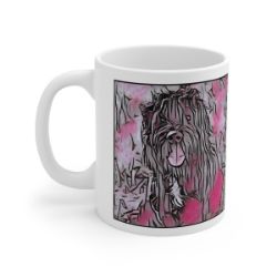 Picture of Portuguese Water Dog-Comic Pink Mug