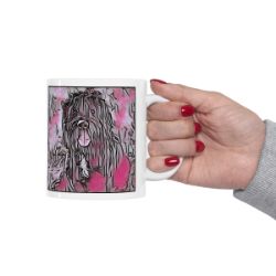 Picture of Portuguese Water Dog-Comic Pink Mug