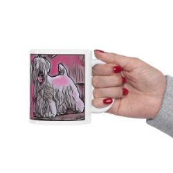 Picture of Sealyham Terrier-Comic Pink Mug