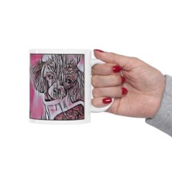 Picture of Toy Poodle-Comic Pink Mug