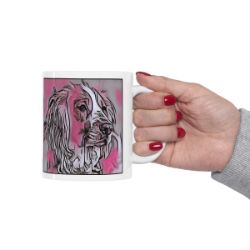 Picture of Welsh Springer Spaniel-Comic Pink Mug