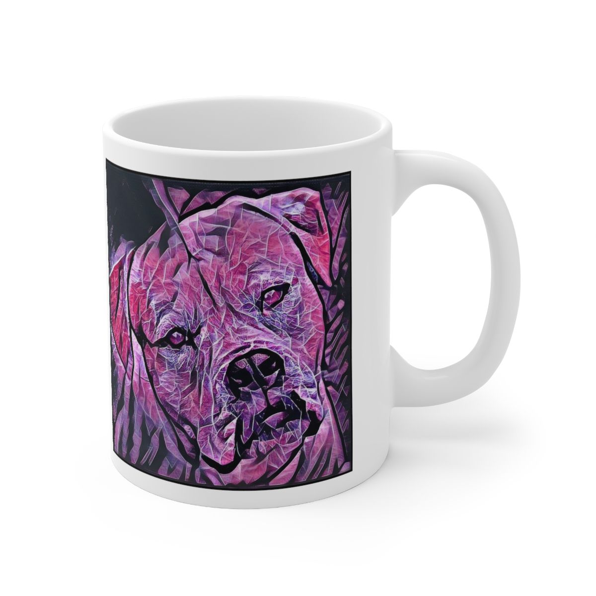 Picture of American Bulldog-Violet Femmes Mug