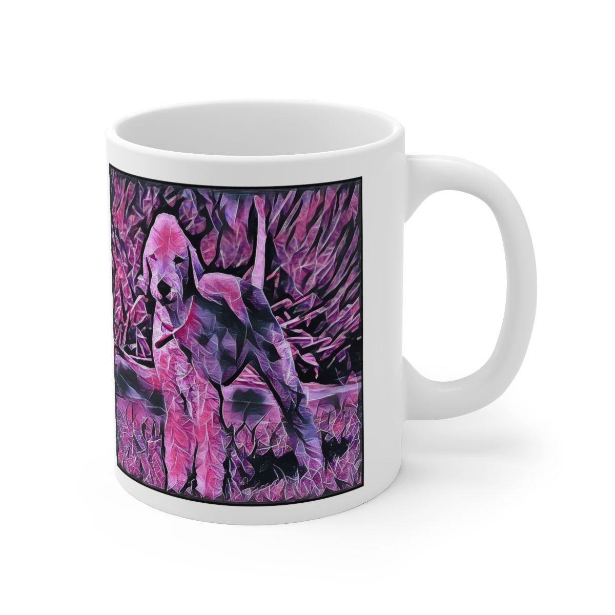 Picture of Bedlington Terrier-Violet Femmes Mug