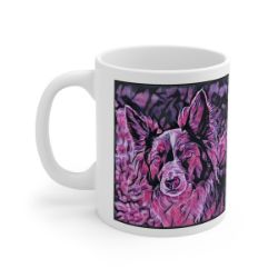 Picture of Border Collie-Violet Femmes Mug