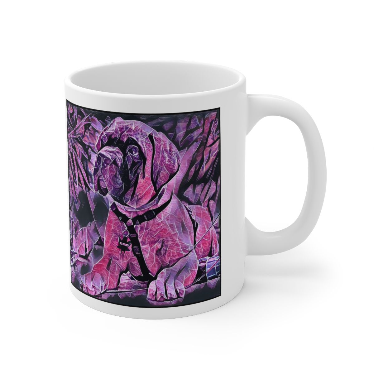 Picture of Bull Mastiff-Violet Femmes Mug