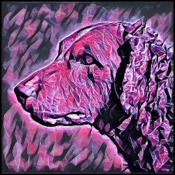 Picture of Curly Coated Retriever-Violet Femmes Mug