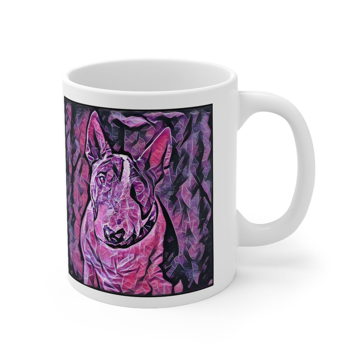 Picture of English Bull Terrier-Violet Femmes Mug