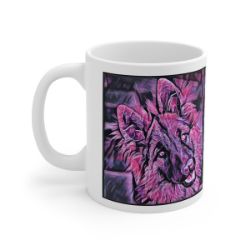 Picture of German Shepherd-Violet Femmes Mug