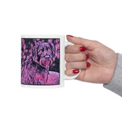 Picture of German Wirehaired Pointer-Violet Femmes Mug