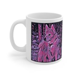 Picture of Norwegian Buhund-Violet Femmes Mug