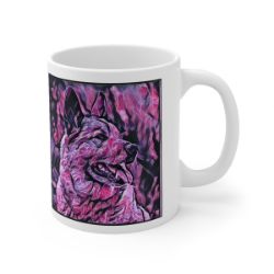 Picture of Norwegian Elkhound-Violet Femmes Mug