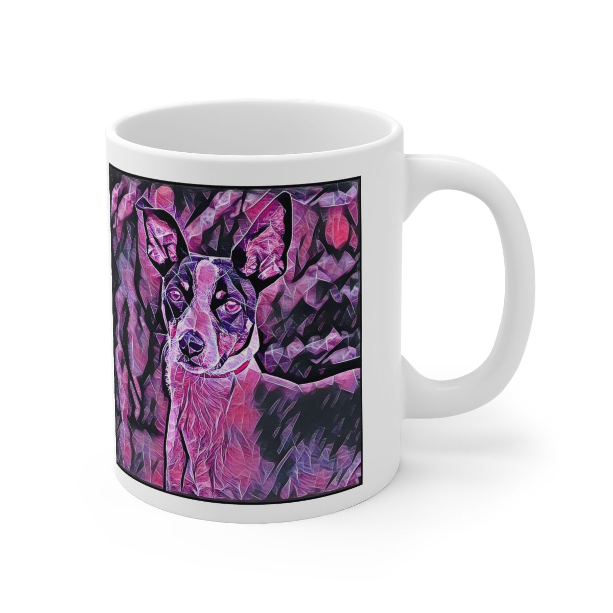 Picture of Rat Terrier-Violet Femmes Mug