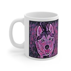 Picture of Siberian Husky-Violet Femmes Mug