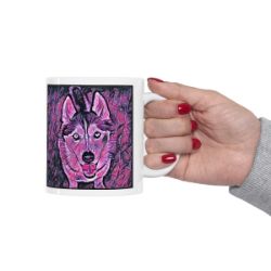 Picture of Siberian Husky-Violet Femmes Mug