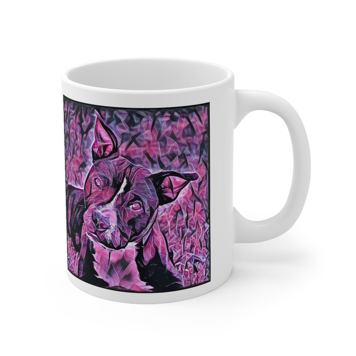 Picture of Staffordshire Bull Terrier-Violet Femmes Mug