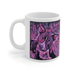 Picture of Staffordshire Bull Terrier-Violet Femmes Mug