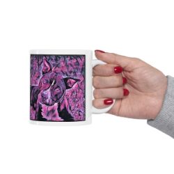 Picture of Staffordshire Bull Terrier-Violet Femmes Mug