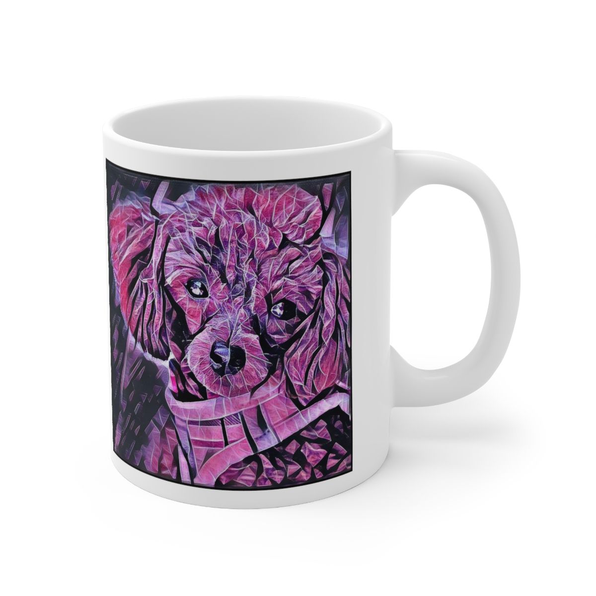 Picture of Toy Poodle-Violet Femmes Mug