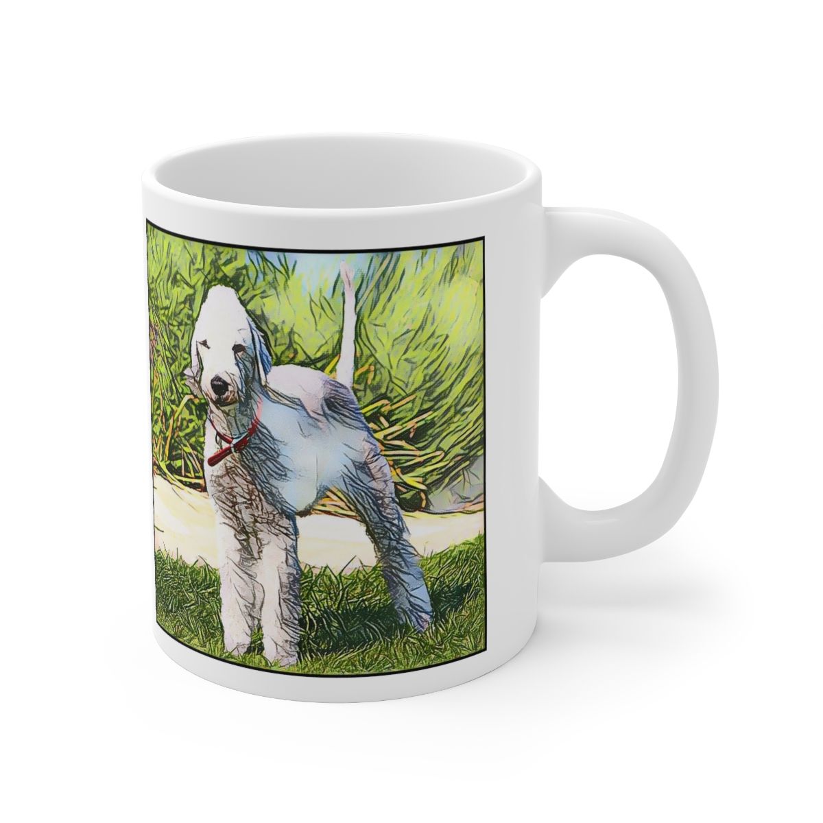Picture of Bedlington Terrier-Penciled In Mug