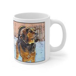 Picture of Bloodhound-Penciled In Mug
