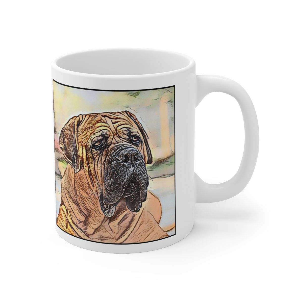 Picture of Boerboel-Penciled In Mug