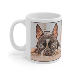 Picture of Boston Terrier-Penciled In Mug