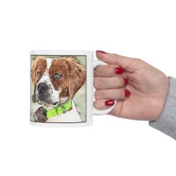 Picture of Brittany Spaniel-Penciled In Mug
