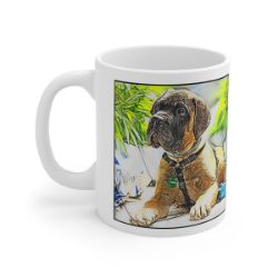 Picture of Bull Mastiff-Penciled In Mug