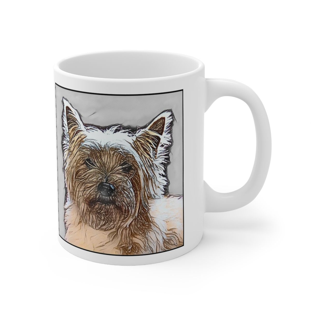 Picture of Cairn Terrier-Penciled In Mug
