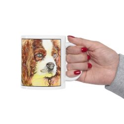 Picture of Cavalier King Charles Spaniel-Penciled In Mug