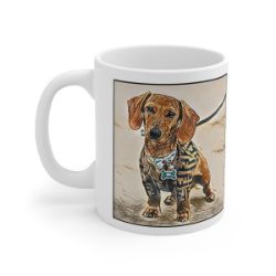 Picture of Dachshund-Penciled In Mug