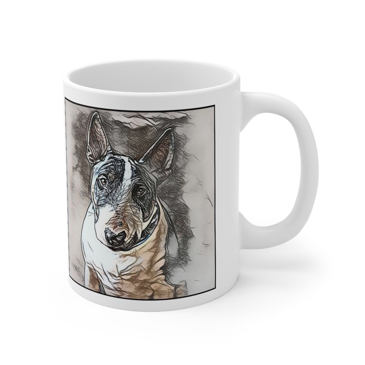 Picture of English Bull Terrier-Penciled In Mug