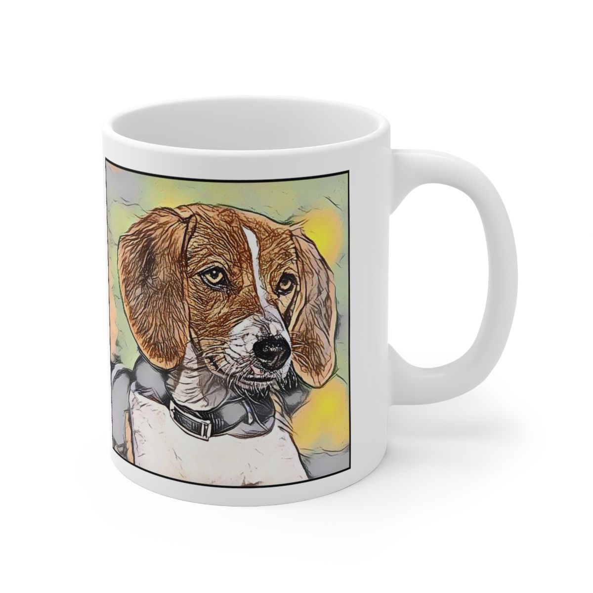 Picture of English Foxhound-Penciled In Mug
