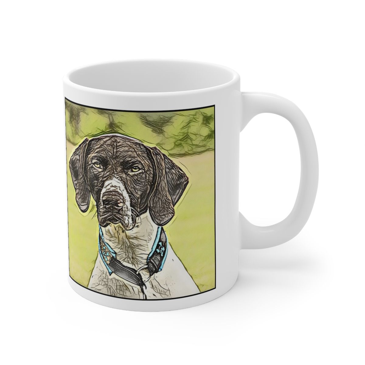 Picture of German Shorthaired Pointer-Penciled In Mug