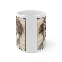 Picture of Irish Red and White Setter-Penciled In Mug