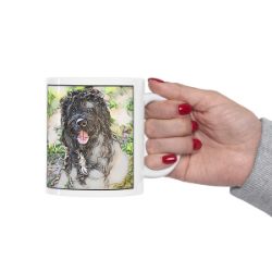 Picture of Portuguese Water Dog-Penciled In Mug