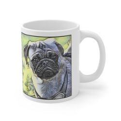 Picture of Pug-Penciled In Mug