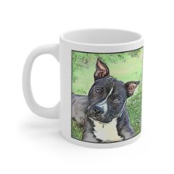 Picture of Staffordshire Bull Terrier-Penciled In Mug