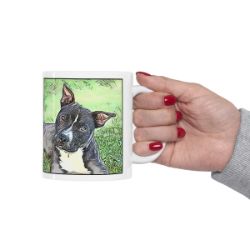 Picture of Staffordshire Bull Terrier-Penciled In Mug