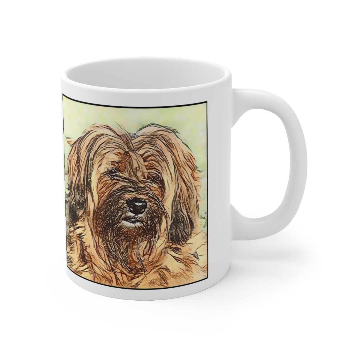 Picture of Tibetan Terrier-Penciled In Mug