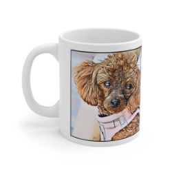 Picture of Toy Poodle-Penciled In Mug