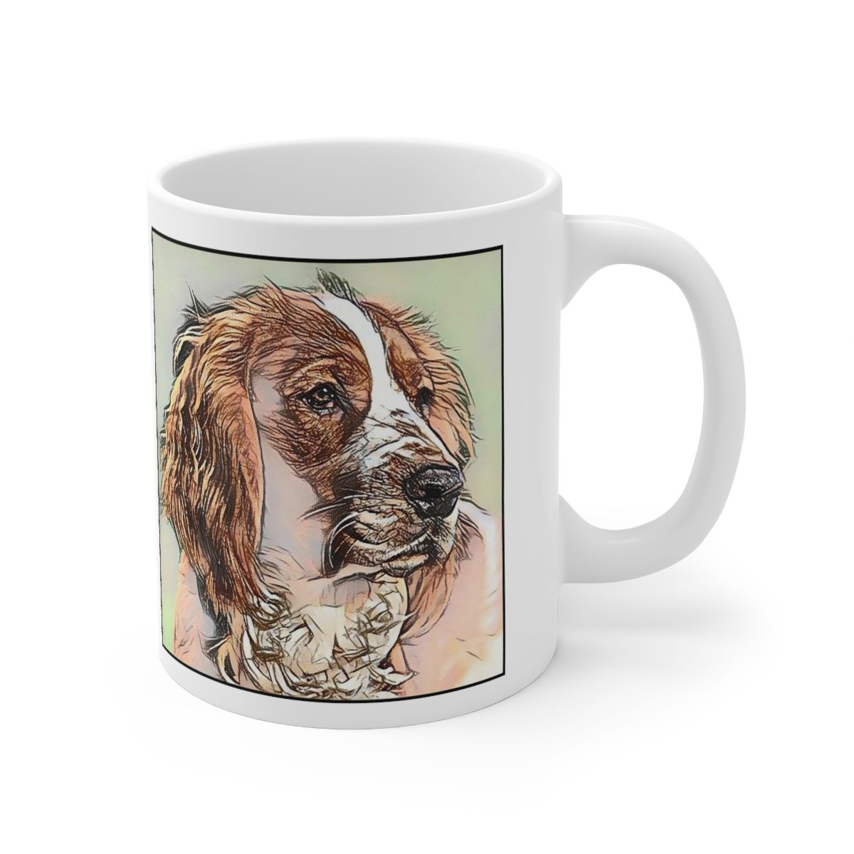 Picture of Welsh Springer Spaniel-Penciled In Mug