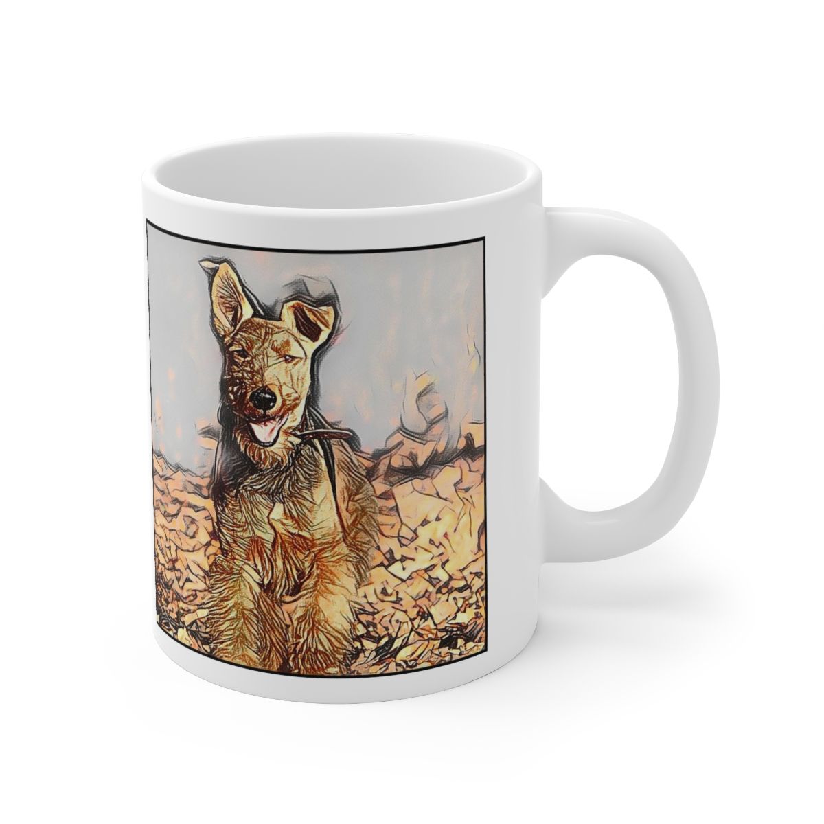 Picture of Welsh Terrier-Penciled In Mug